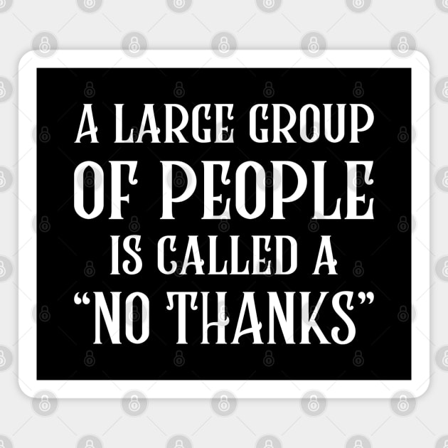 Large Group Of People Magnet by LuckyFoxDesigns